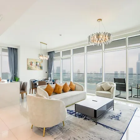 Livbnb - Lush 3 Bedroom With Marina And City Skyline Views Dubai Exterior photo