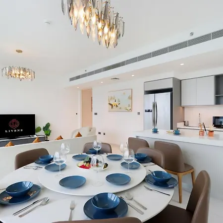 Livbnb - Lush 3 Bedroom With Marina And City Skyline Views Dubai Exterior photo